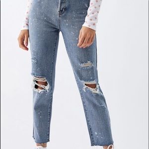 Pacsun high waisted straight jeans